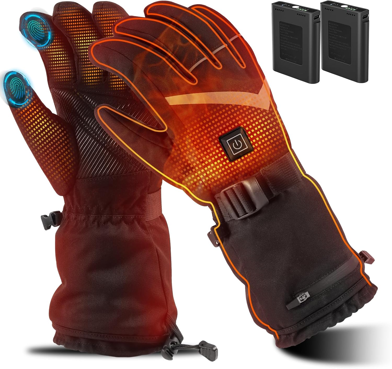 Stay Warm Anywhere with Rechargeable Heated Gloves