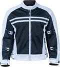 WICKED STOCK Men's Motorcycle Jacket - High Visibility CE Armor