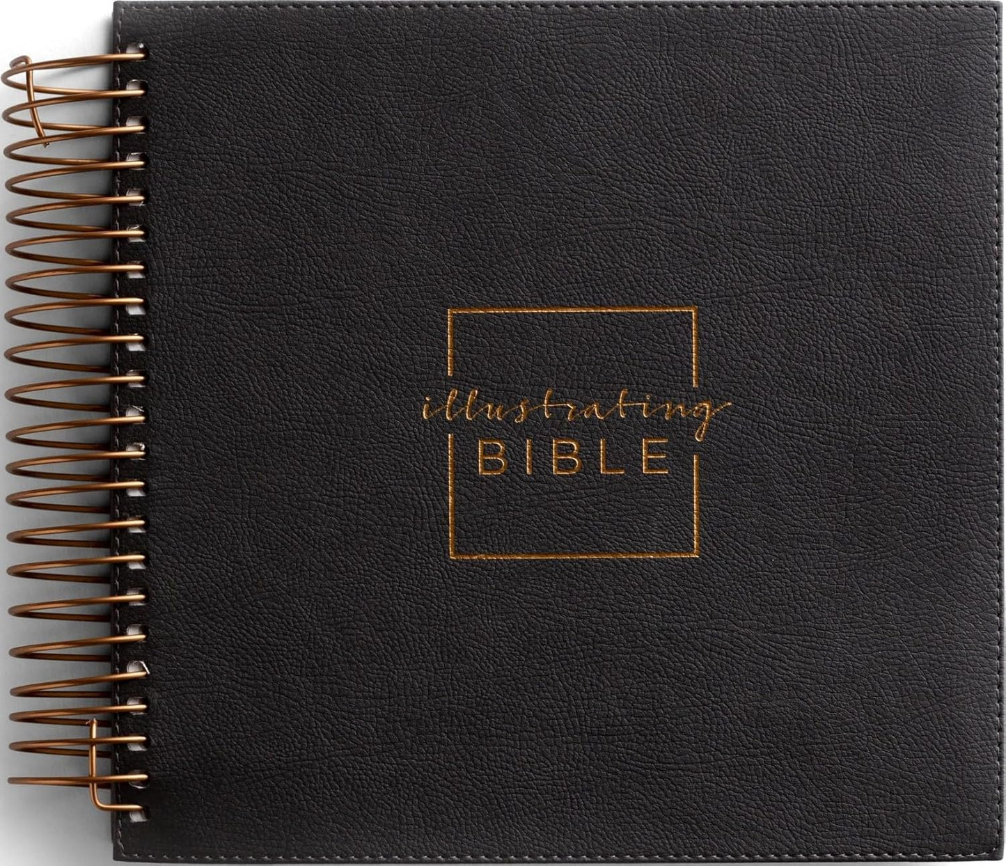 Illustrating Bible NIV Spiral Bound Journal for Creative Faith