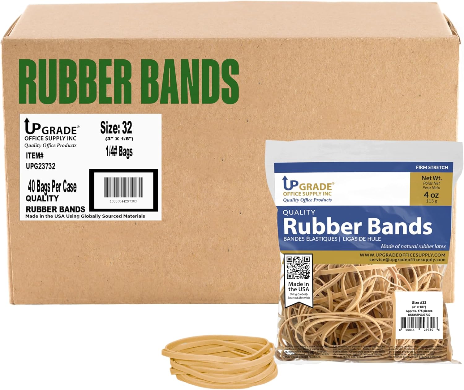 Upgrade Office Supply Rubber Bands Size 32 for All Your Needs