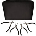 Slim Line Pliers Set 4.5 in 4-Piece - Extra-Fine Tips for Jewelry