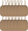 Chair Cushion Memory Foam Pads 16 in x 16 in 12 Pack - Comfortable