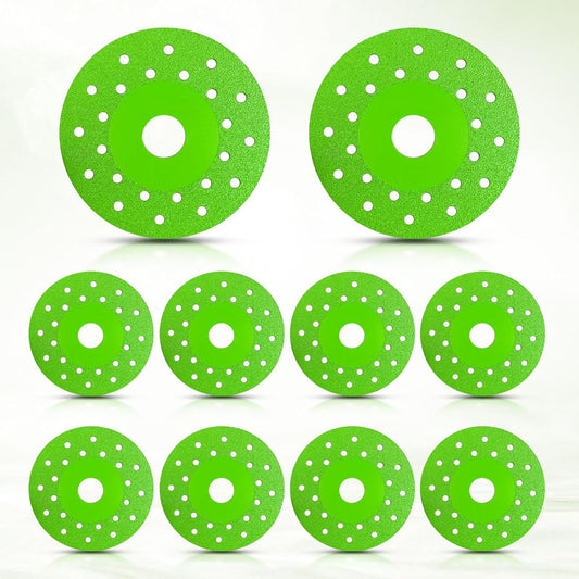10-Piece Diamond Saw Blades for Precision Cutting