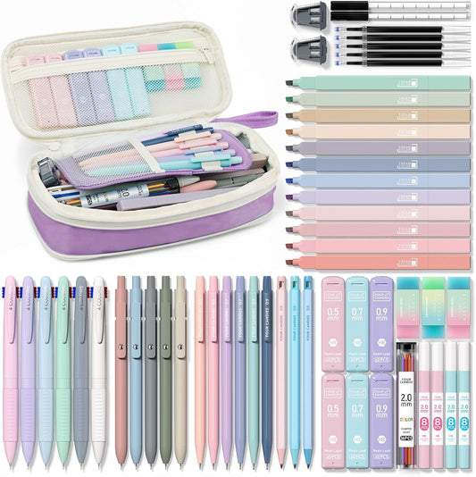 Four Candies 56 PCS Aesthetic School Supplies Set for Students