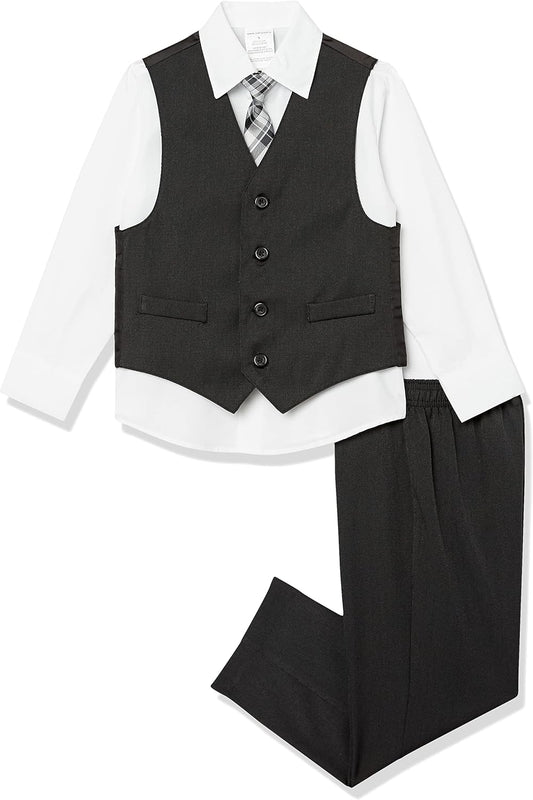 Van Heusen Boys 4-Piece Formal Suit Set for Special Occasions