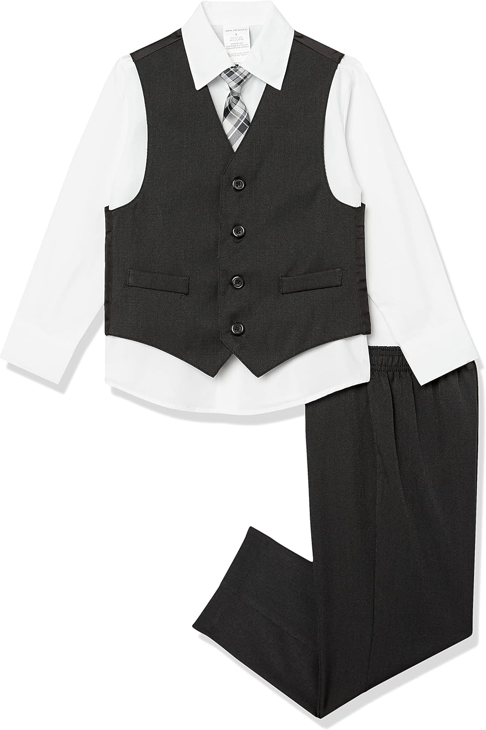 Van Heusen Boys 4-Piece Formal Suit Set for Special Occasions