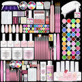 Acrylic Nail Kit with Nail Drill - Complete DIY Nail Set for Home Use
