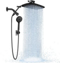 Veken Wide Rain Shower Head with Handheld Combo - Dual-Mode Shower