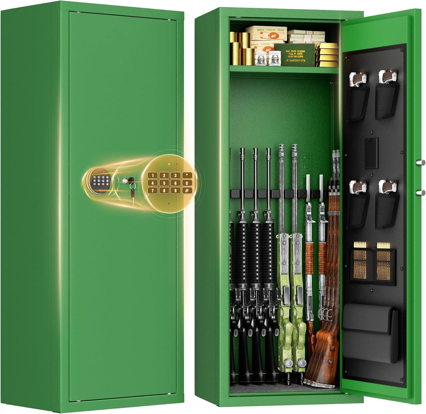 INTERGREAT 10-15 Rifle Gun Safe with Digital Keypad Access