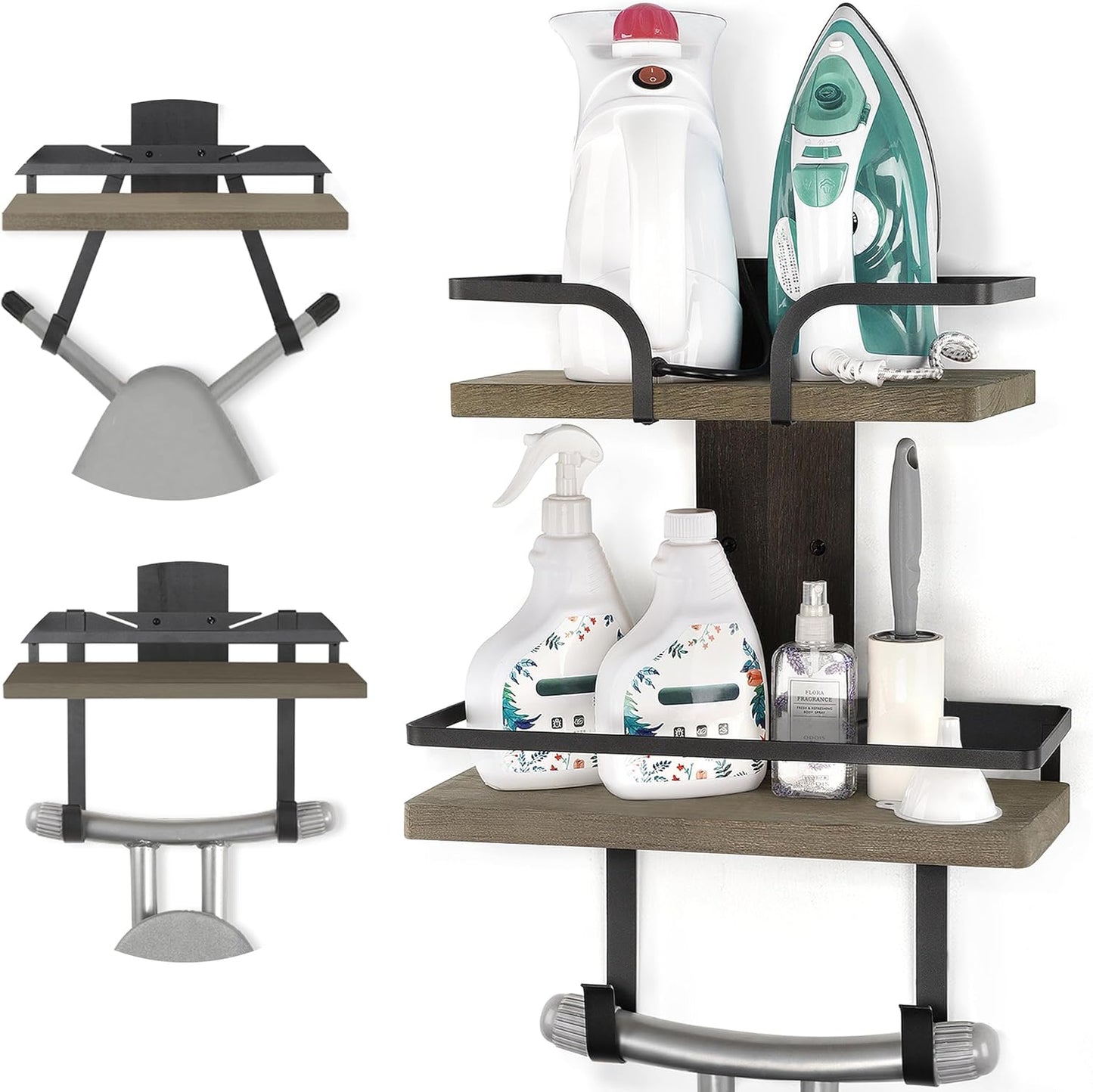 VINAEMO Ironing Board Hanger Wall Mount for Home Organization