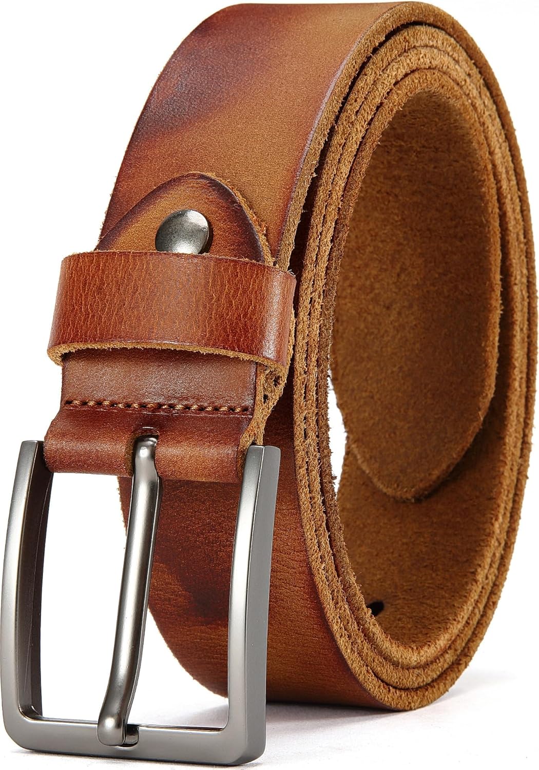DOOPAI Men's Genuine Leather Casual Belt - Durable & Stylish