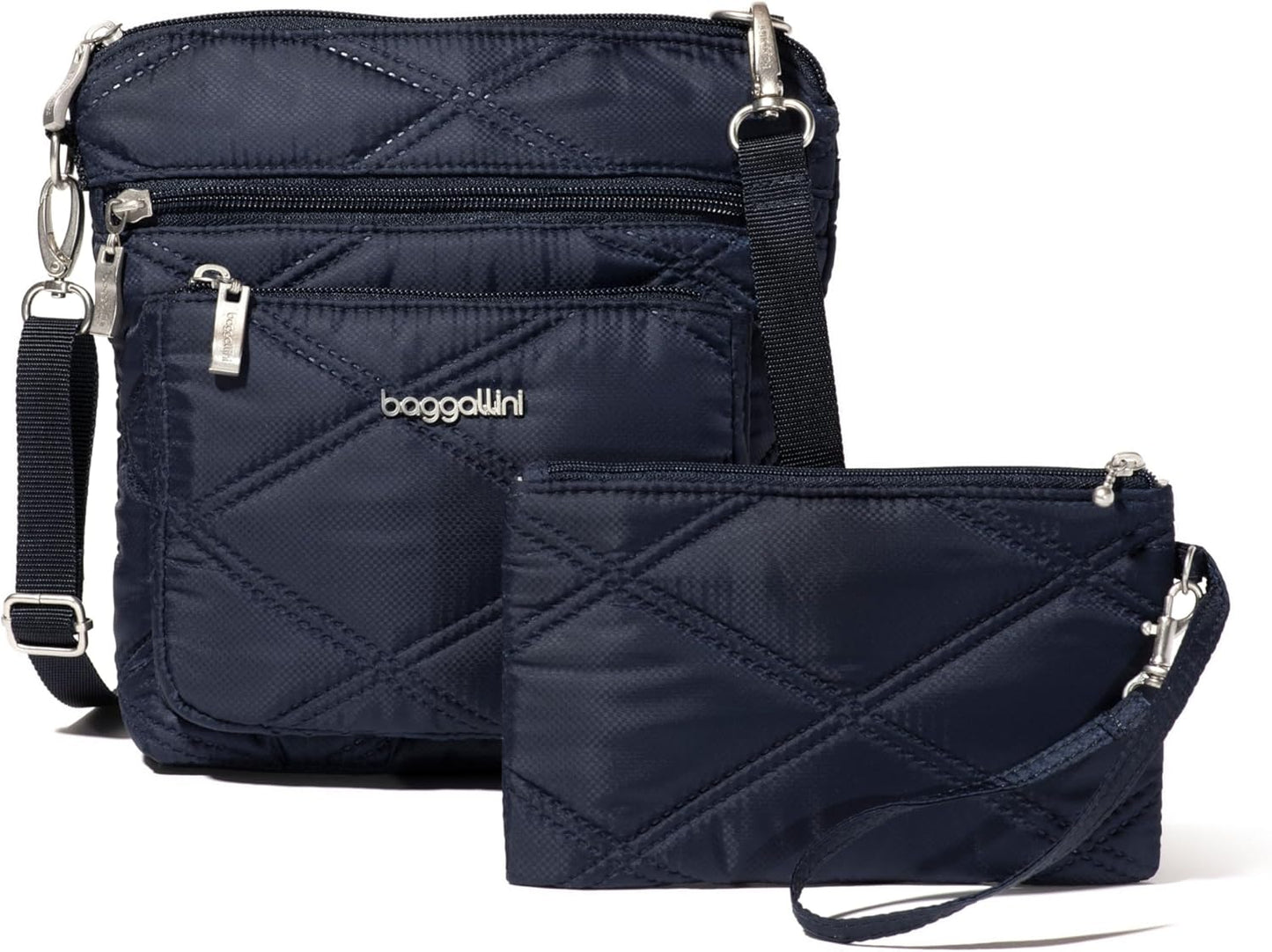 Baggallini Pocket Crossbody Bag: Stylish, Lightweight, RFID Safe