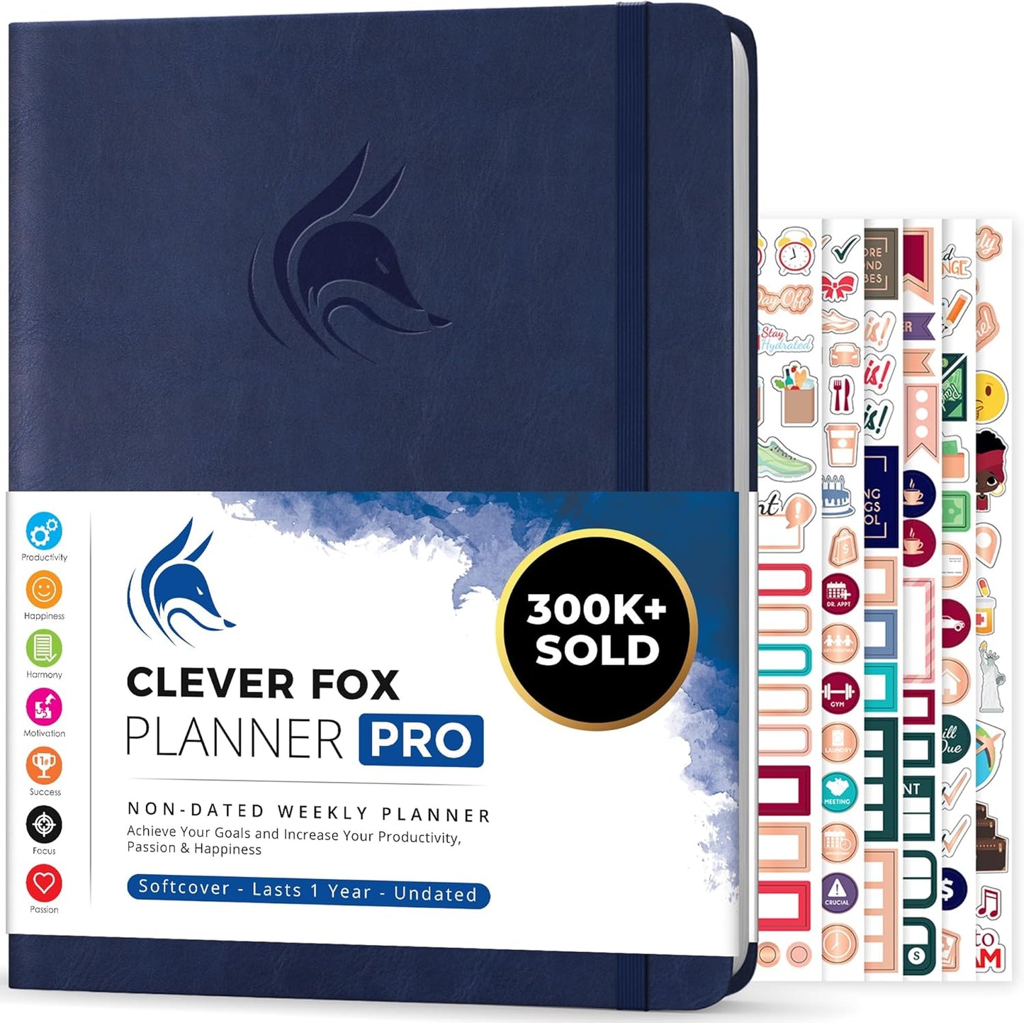 Clever Fox Planner PRO for Effective Time Management & Goals