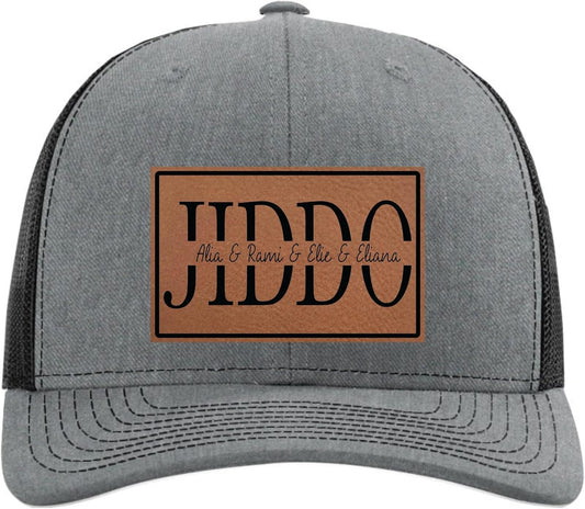Personalized Fathers Day Hats Customized with Kids Names