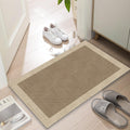 Ultra Thin Door Mat Indoor Entrance 35x24 in - Low Profile, Quick Dry
