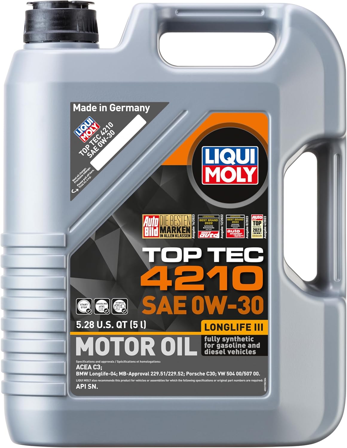 Liqui Moly TOP TECH 4210 0W30 Premium Engine Oil 5 Liters