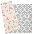 Baby Care Play Mat Large Moroccan Blue Waterproof Reversible