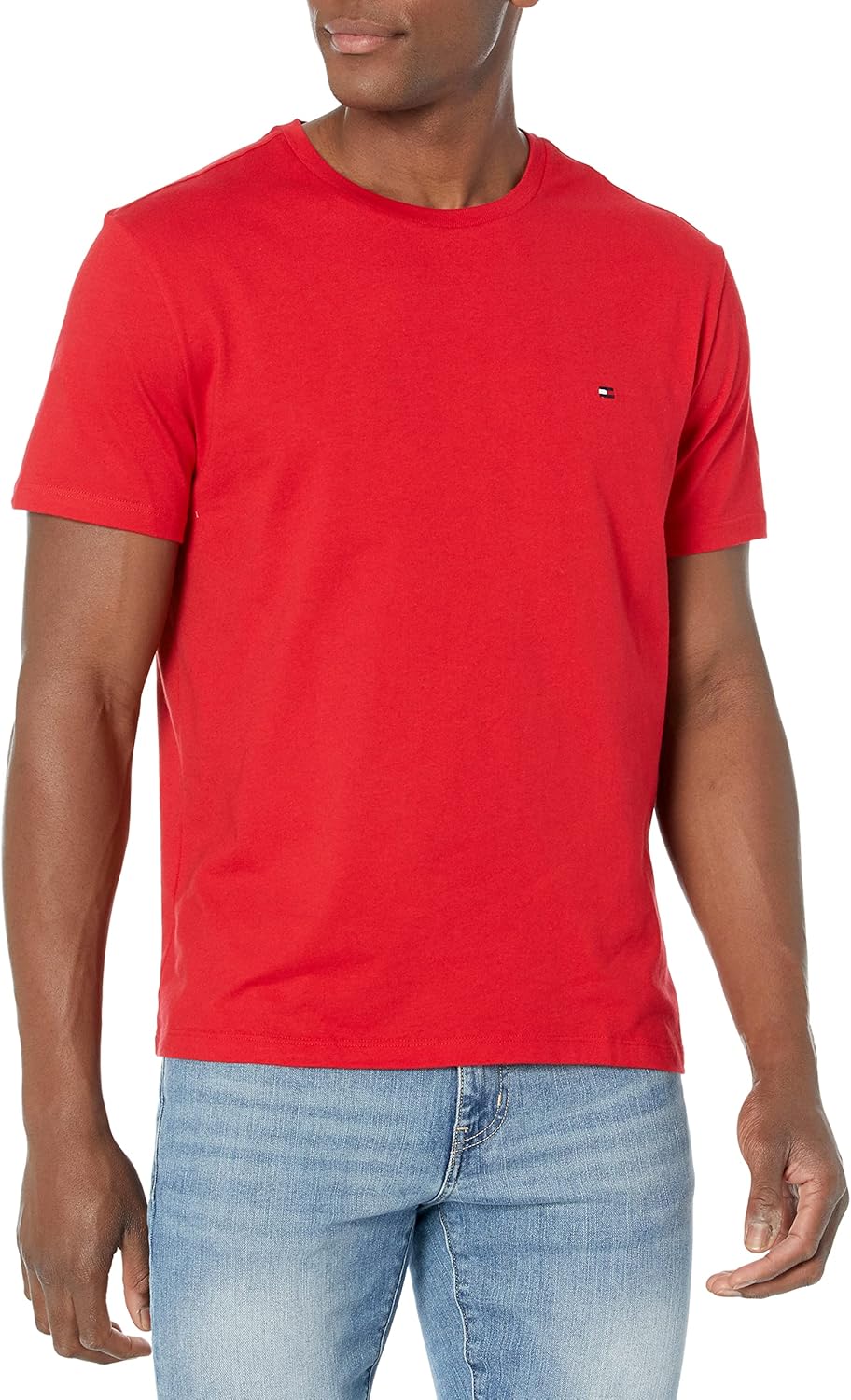 Tommy Hilfiger Men's Crew Neck T-Shirt Classic Fit Short Sleeve