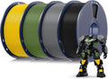 PLA 3D Printer Filament Bundle 4kg (1.75mm) - Multicolor Spools