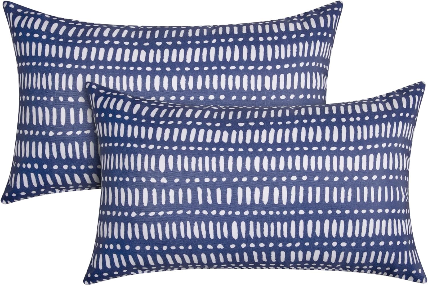 Pack of 2 Waterproof Outdoor Pillows for Patio and Garden