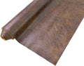 Distressed Crazy Horse Faux Leather Fabric 54in x 72in - Soft Dark