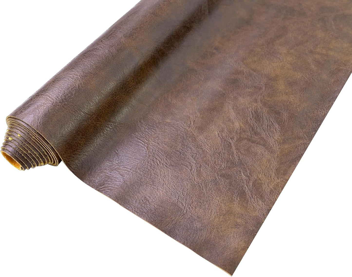 Distressed Crazy Horse Soft Faux Leather Fabric for Upholstery