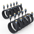8K HDMI 2.1 Cable 10 ft 10-Pack - Ultra High Speed 48Gbps