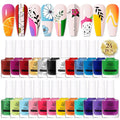 Born Pretty Nail Art Stamping Polish Set 24 Colors - Crisp Transfer