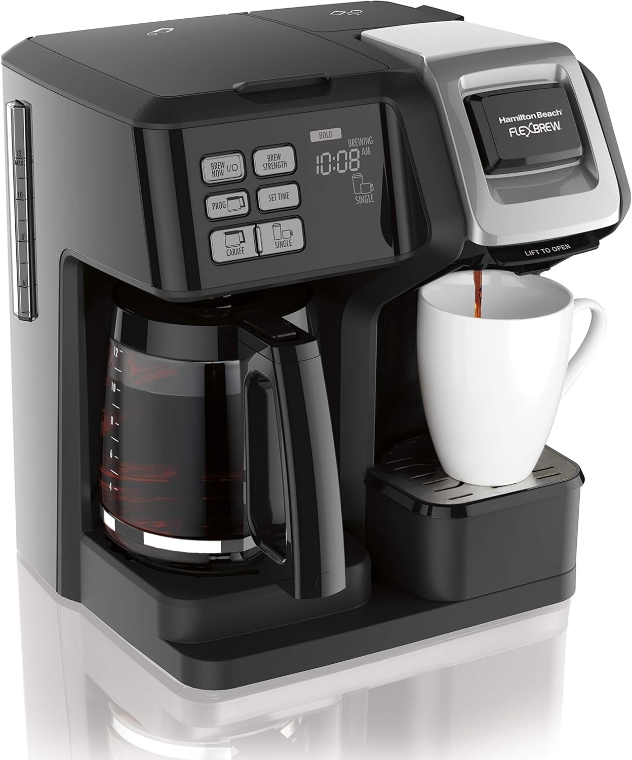 Hamilton Beach FlexBrew 2-Way Coffee Maker for Versatile Brewing