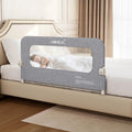 Toddler Bed Rails 47x24 Foldable Bed Rail Guard - Stable U-Base