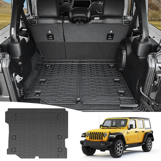 Rear Cargo Mat for 2018-2025 Jeep Wrangler JL 4X4 - All Weather
