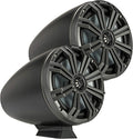 KICKER 8 Marine Coaxial Speaker System|RGB LED Lighting|Weather Resistant