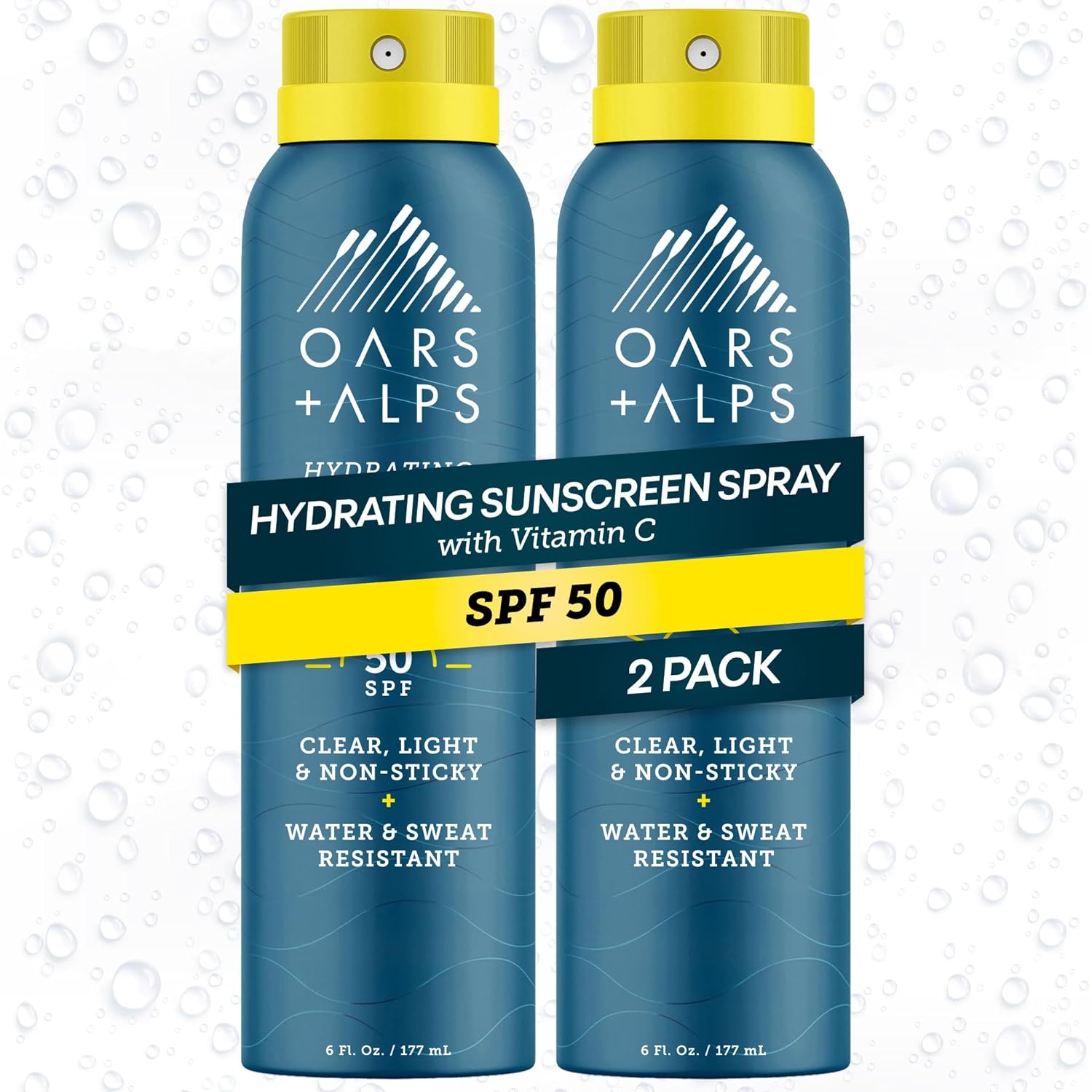 Oars + Alps Sunscreen Spray for Face & Body with SPF 50