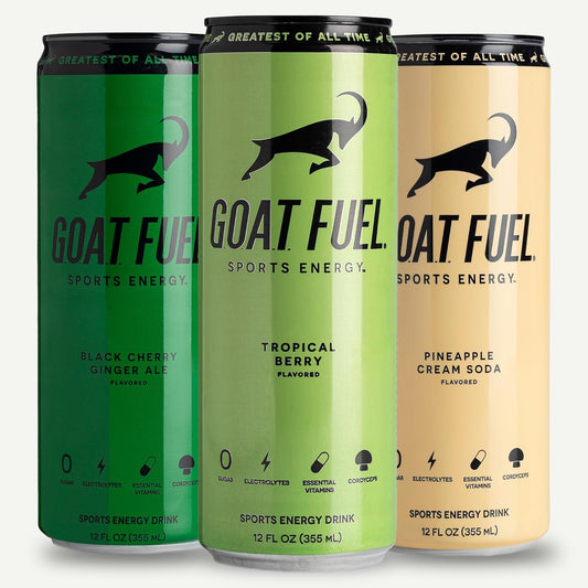 G.O.A.T. Fuel Energy Drink: Natural Caffeine & Antioxidants