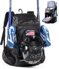 Baseball Bag Softball Bat Bag for Adults - Double-Layer Gear Pack