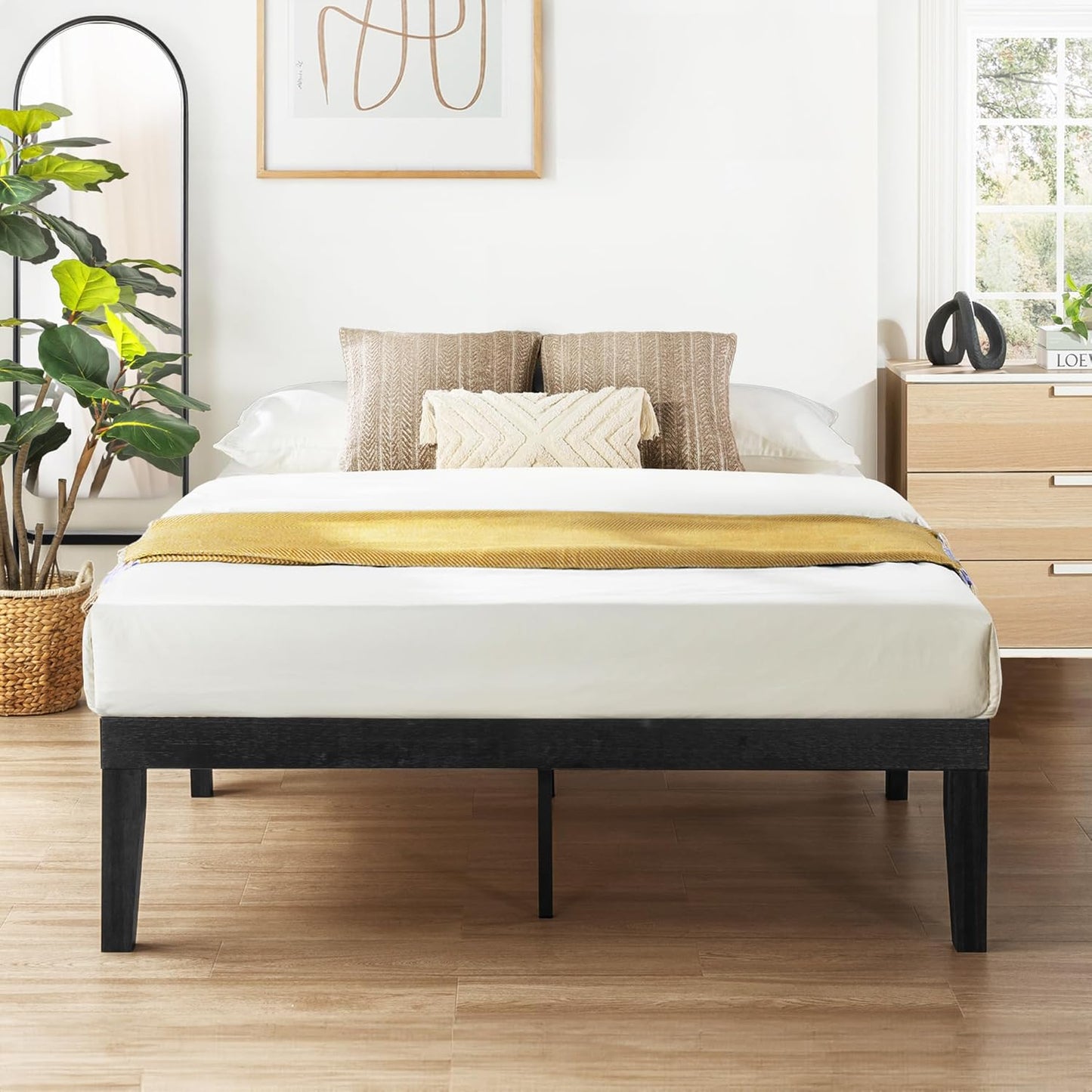 Mellow Naturalista Classic 16 Inch Solid Wood Platform Bed Review