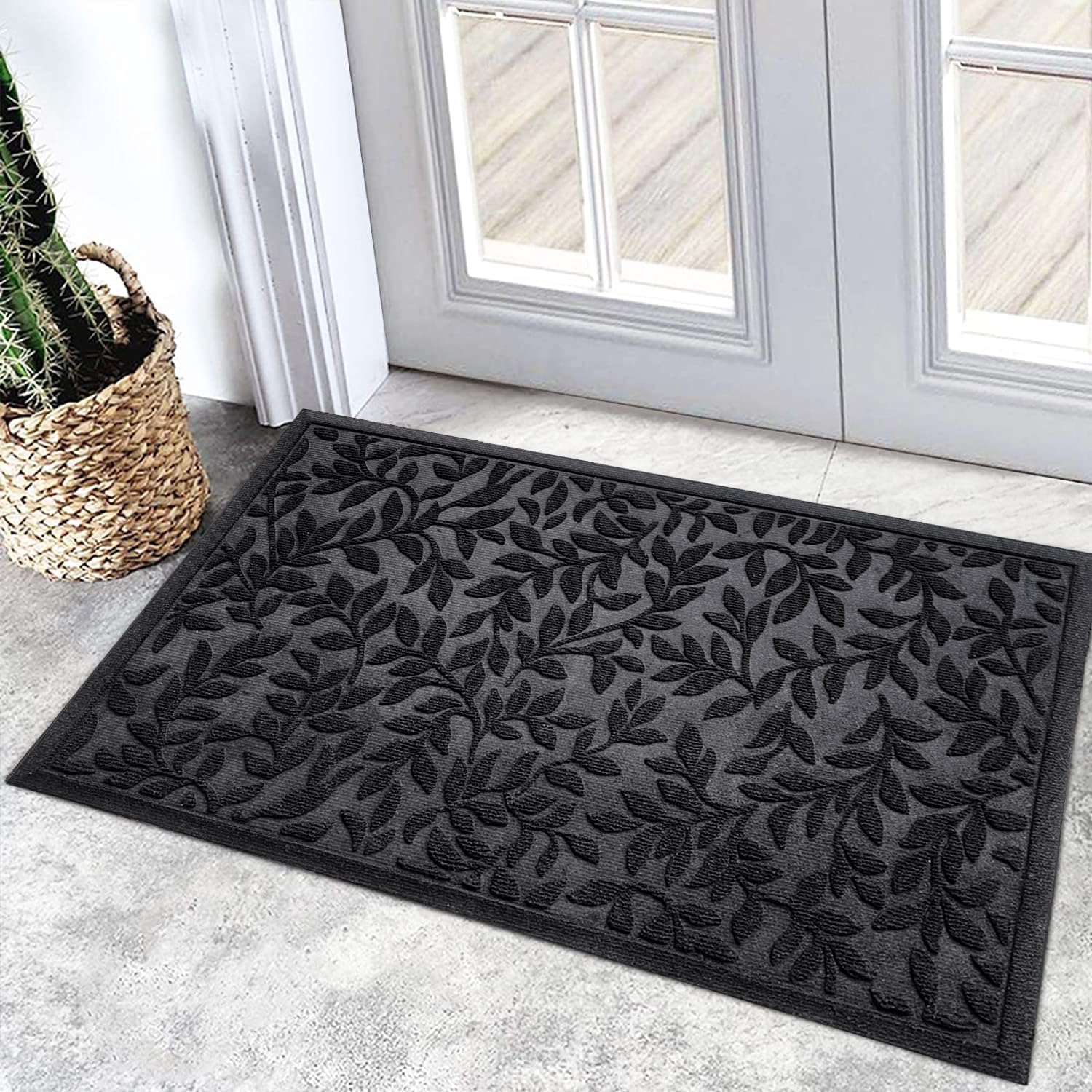 Bulijojo Durable Heavy Duty Welcome Mat for All Weather Use