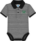 Creative Knitwear College Baby Striped Polo Bodysuit (Style GG54)