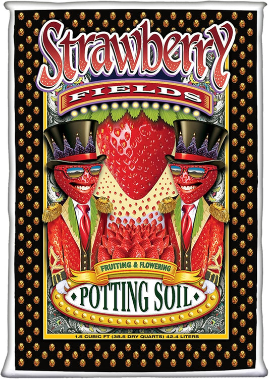 FoxFarm Strawberry Fields Potting Soil for Blooms and Fruits