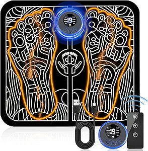 EMS Foot Massager for Neuropathy and Pain Relief with Remote