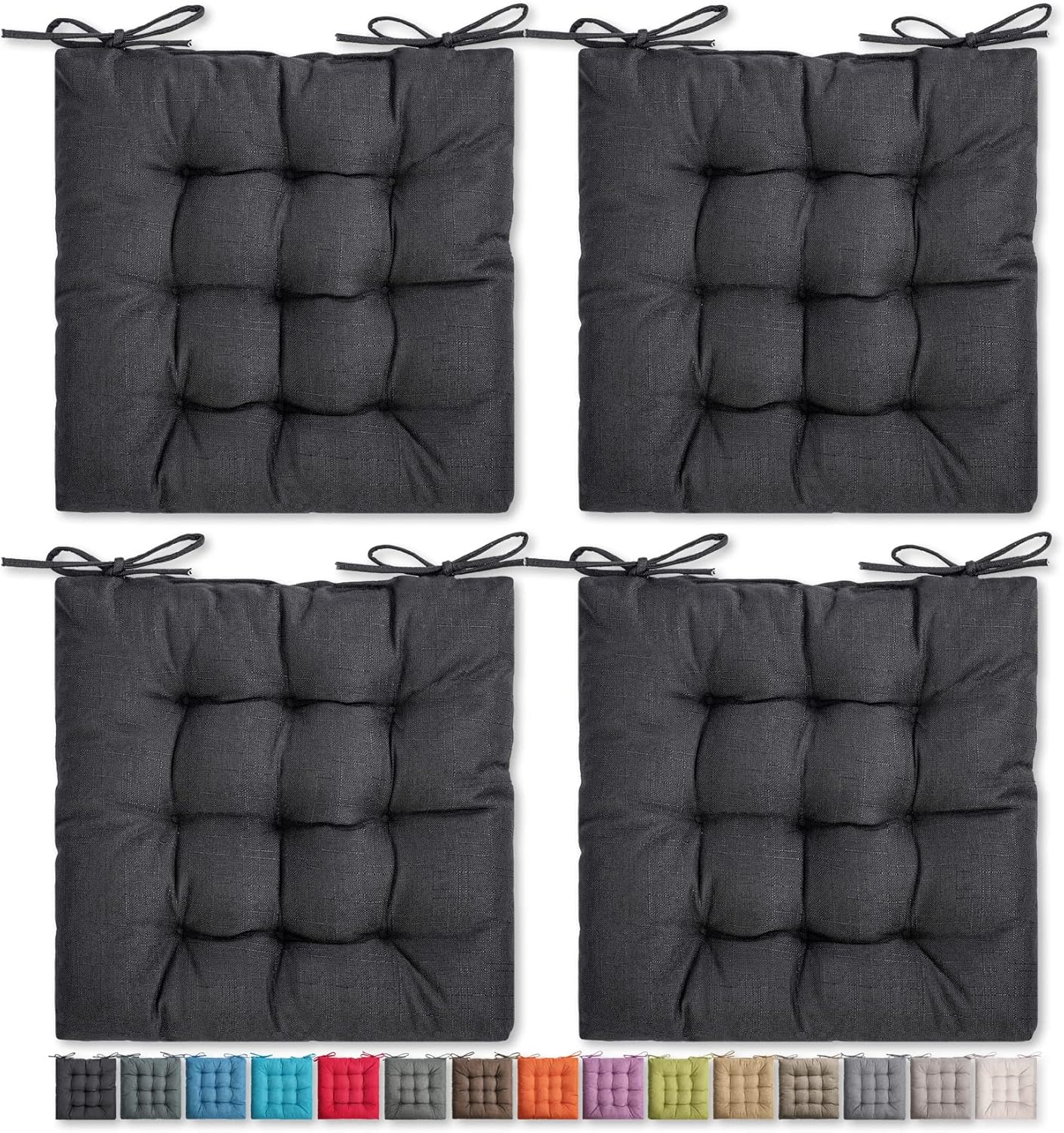 SQUARE MOON Chair Cushions for Indoor and Outdoor Use