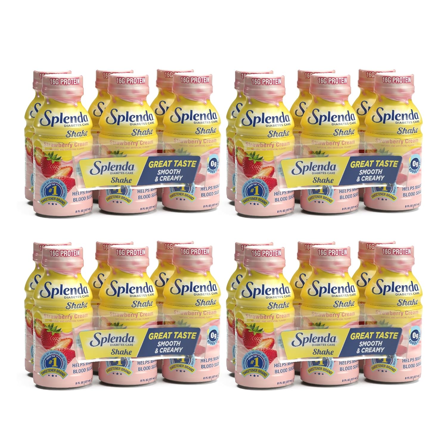 SPLENDA Diabetes Care Shakes - Strawberry Cream Meal Replacement