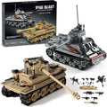 WW2 Army Tank Toys Building Kit Compatible with Lego - Build Tiger
