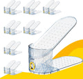 15 Pack Shoe Slots Organizer - Adjustable Clear Shoe Stacker