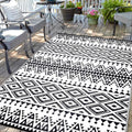 Waterproof Outdoor Rug 6x9ft Bohemia Reversible Mat - Durable
