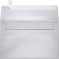 LUXPaper A9 Invitation Envelopes Peel & Press - Silver Metallic 250