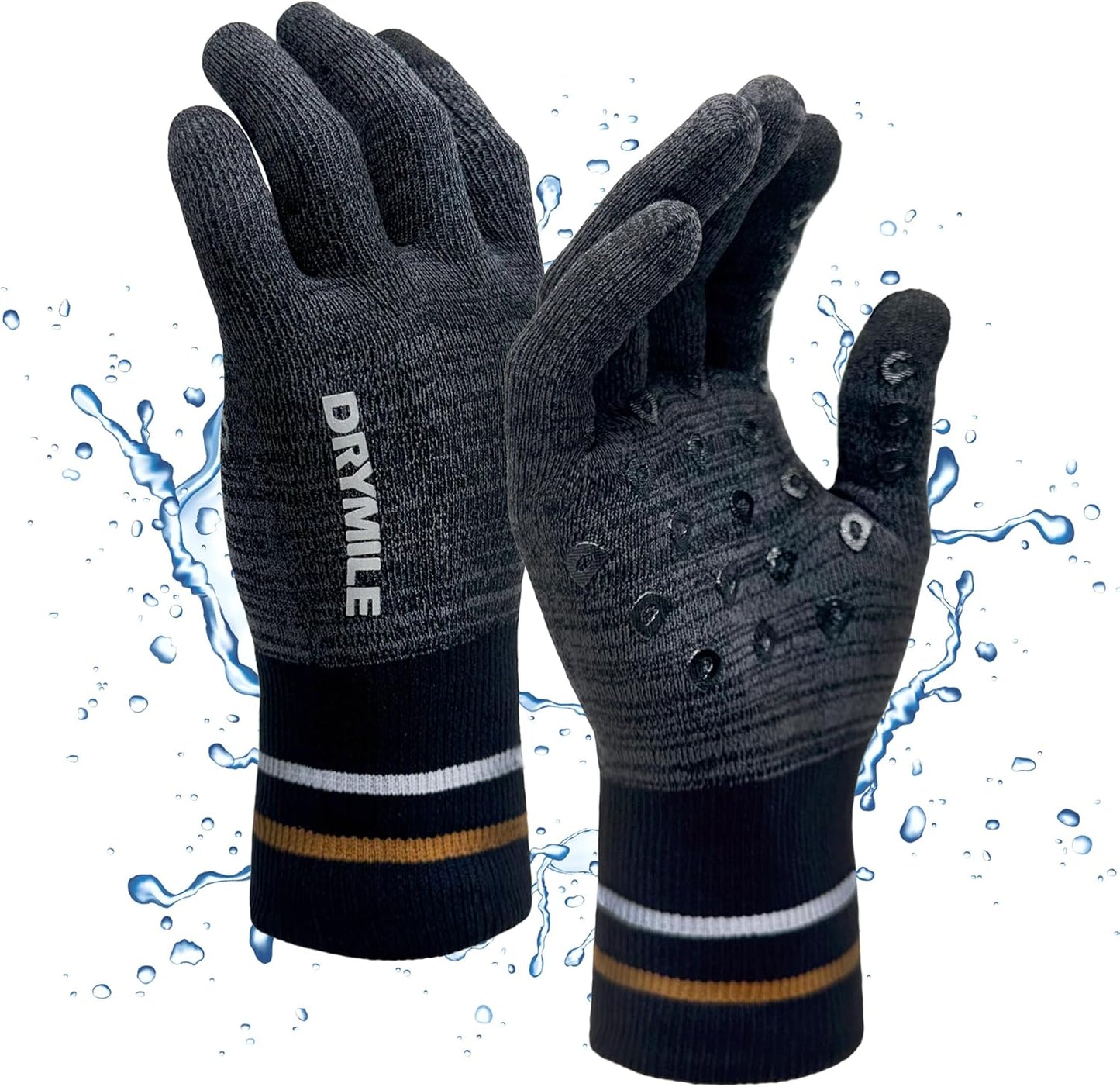 HYLA Waterproof Gloves for Winter Activities - Touchscreen Compatible