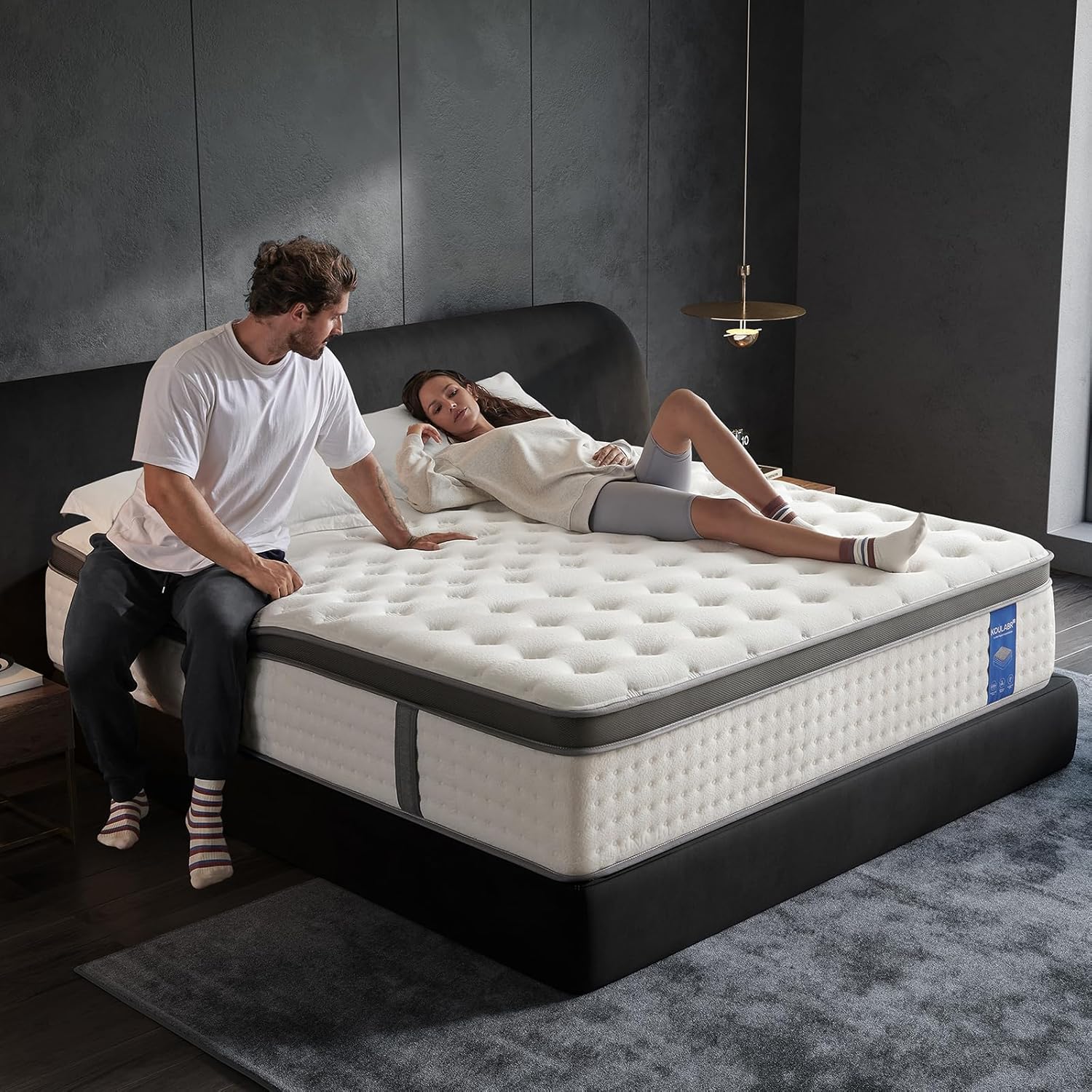 King Mattress with Memory Foam Hybrid for Ultimate Comfort