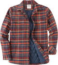 Dubinik Mens Shacket Lightweight Flannel Jacket - Cozy (Style W6JH)