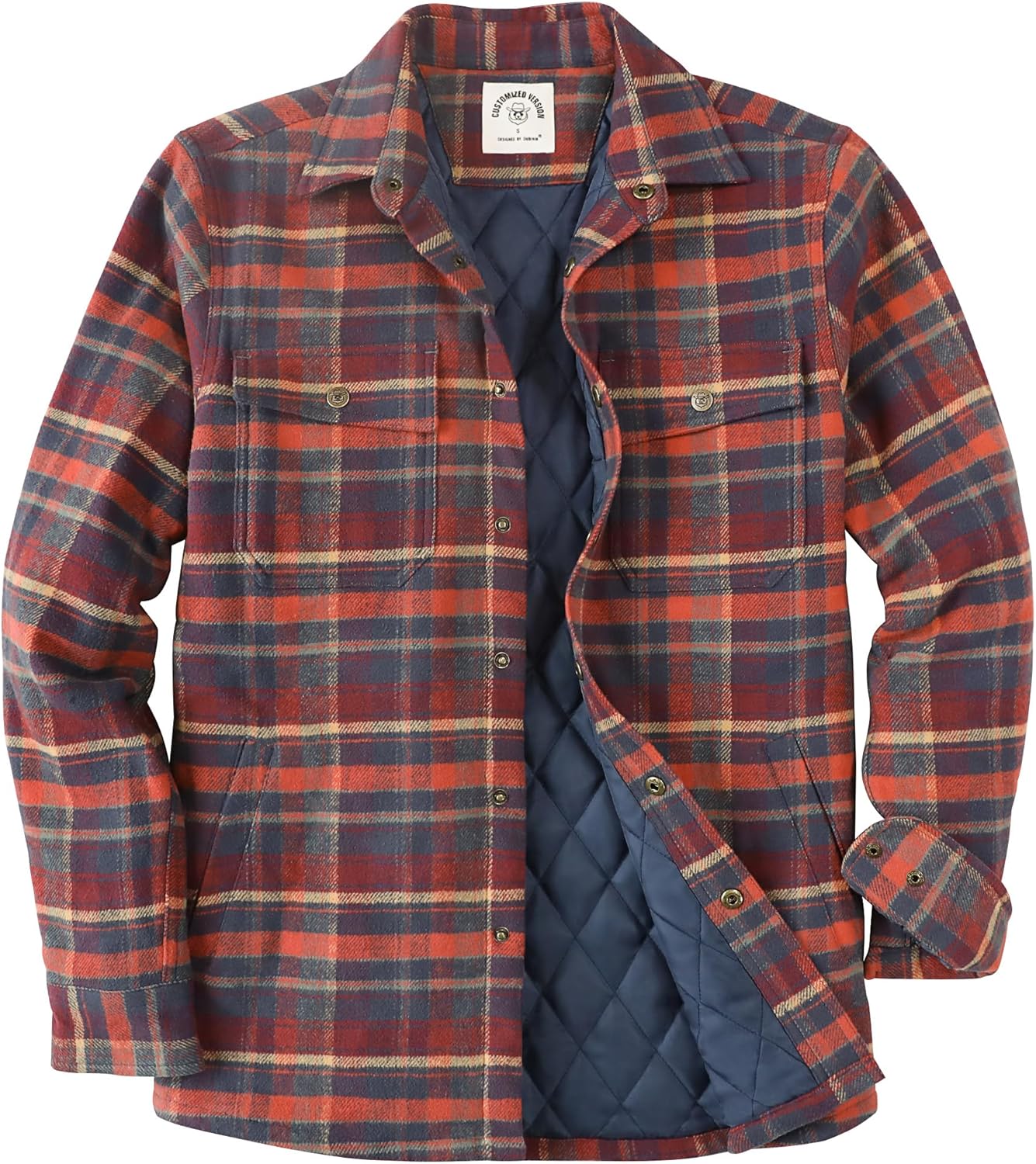 Dubinik Mens Shacket Lightweight Jacket for Cozy Warmth